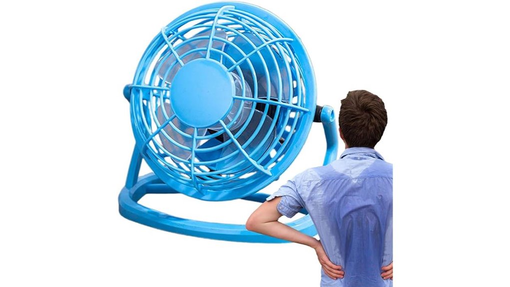 desk usb table fan portable