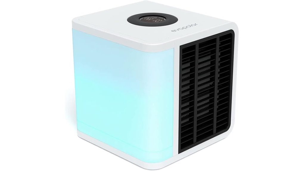 portable evaporative cooler for desk and car
