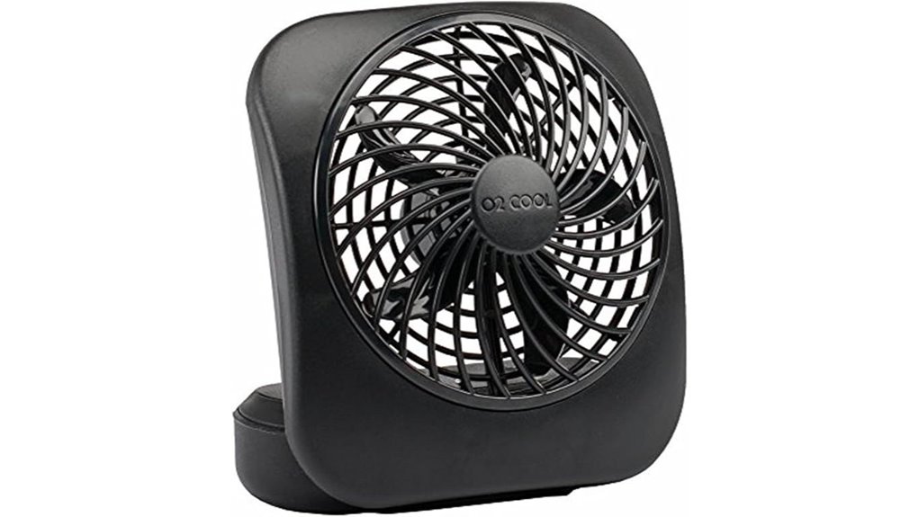 treva 5 inch battery fan