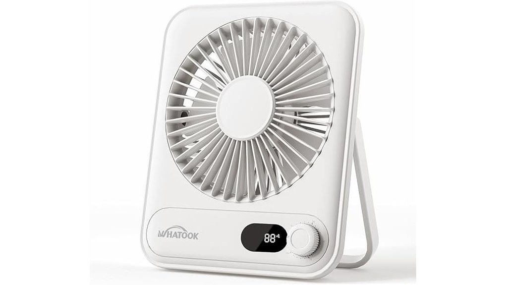 whatook 5000mah desk fan