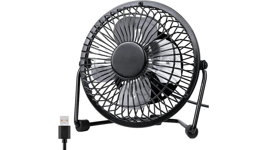 zuvas 4 inch usb fan